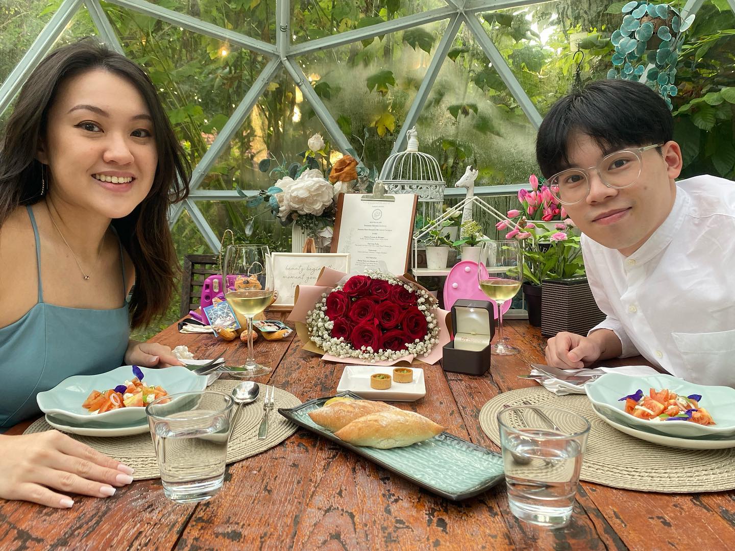 valentine's day dining spots The Summerhouse dome