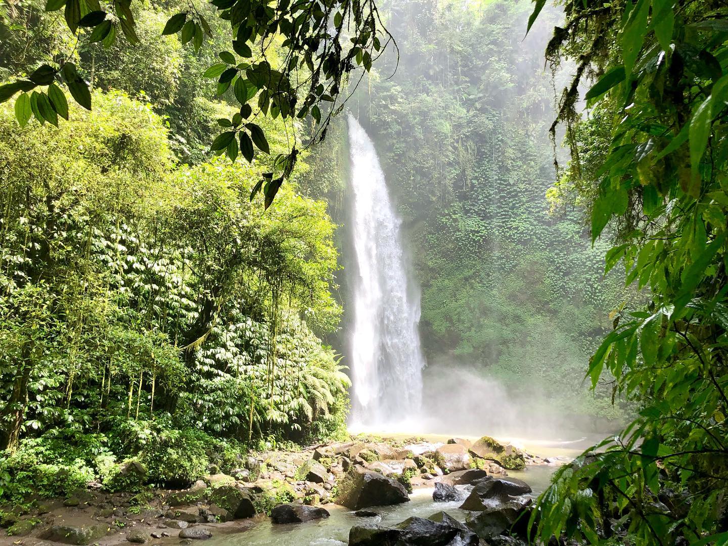 Hiking in Bali - Nungnung Waterfall