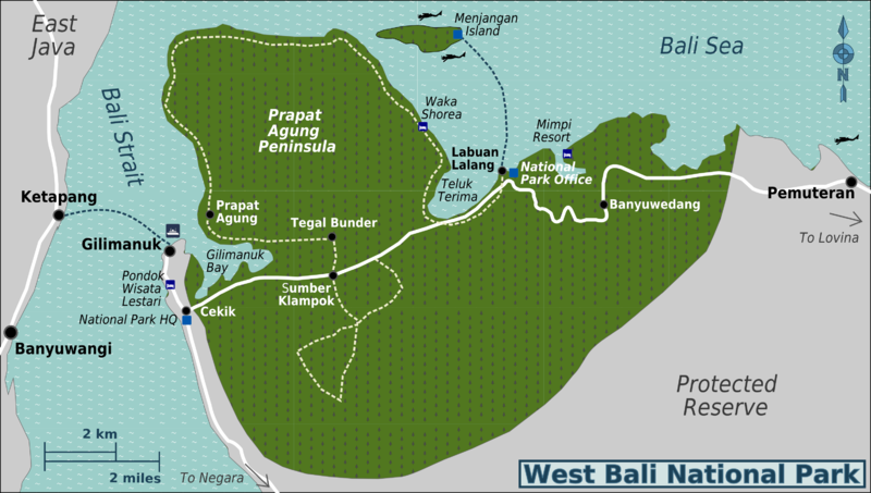 Tegal Bunder Trail - map