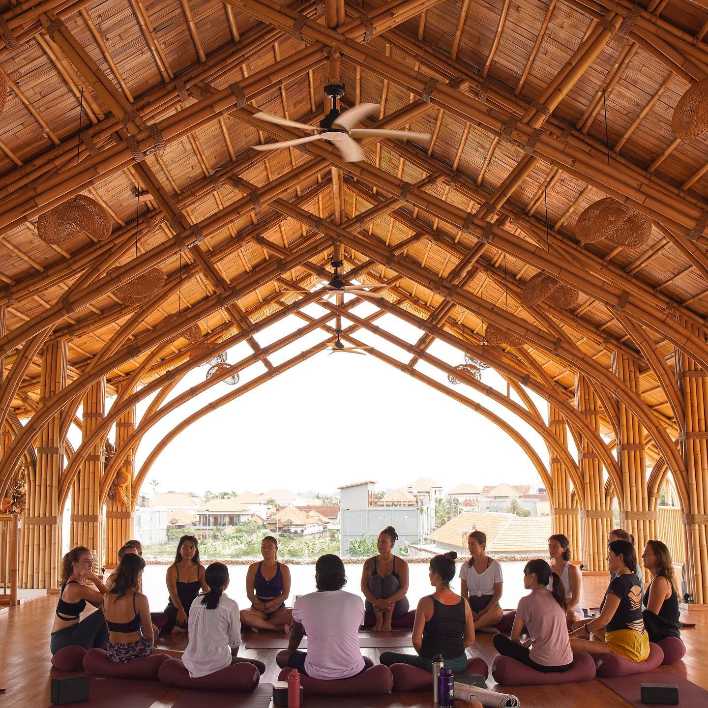 bali coworking spaces - bwork bali rooftop yoga studio
