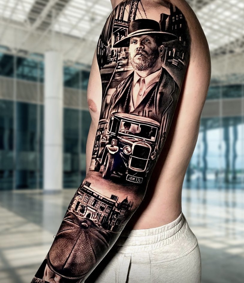 Hyper realism tattoo bali