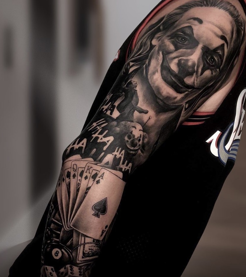 Joker tattoo bali