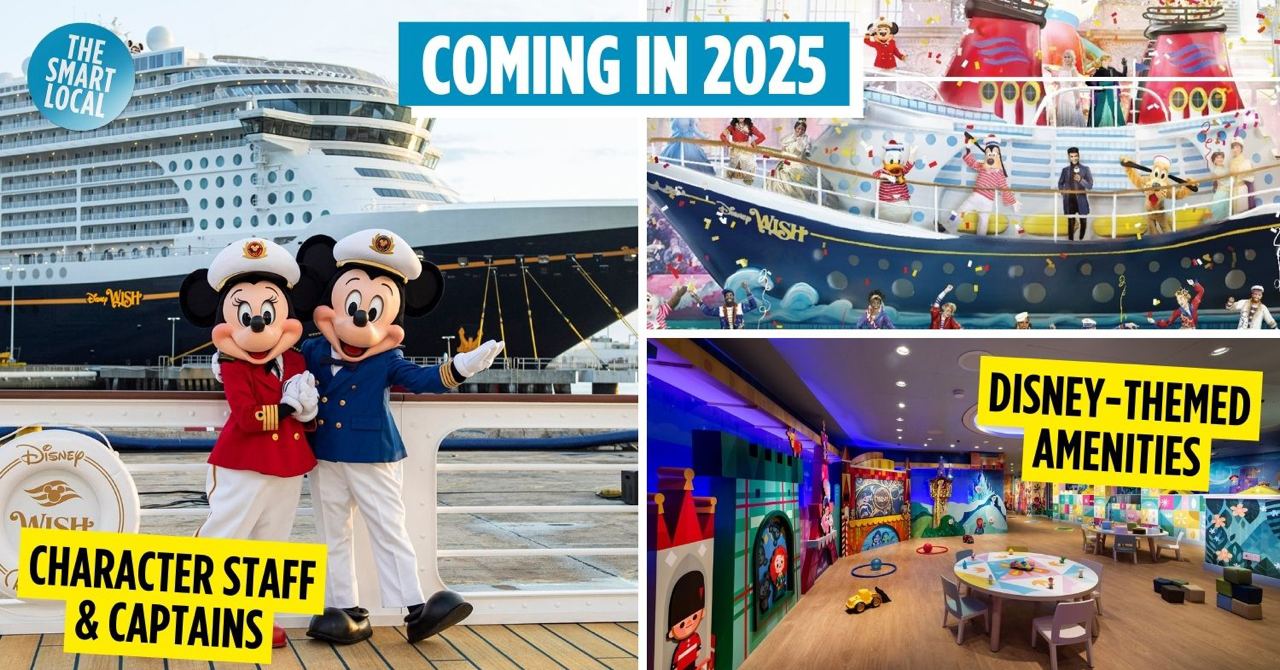 Disney Cruise Is Coming To SG In 2025 With 7 Theme Zones Featuring Toy Story, Marvel & Moana