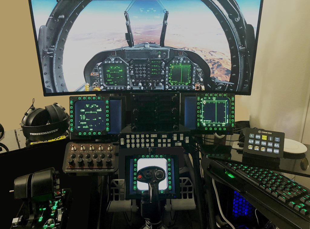 DCS world flight simulator