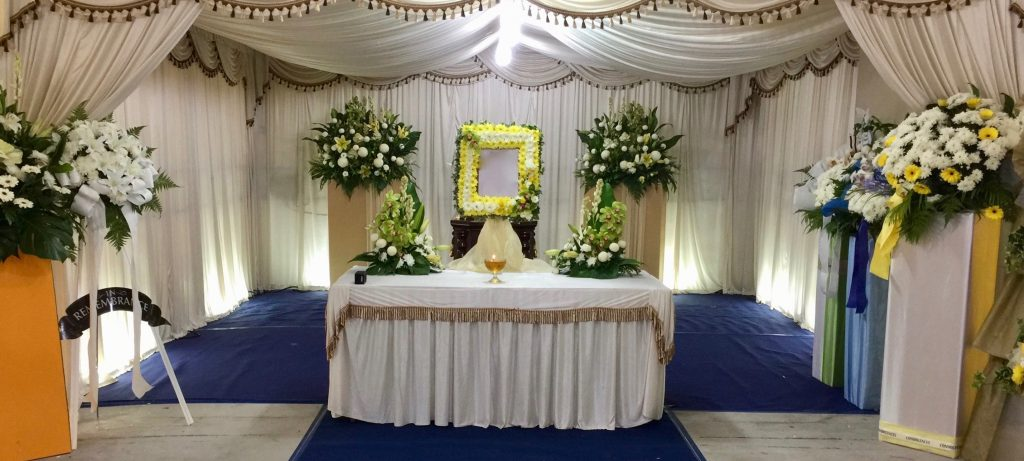 planning funeral singapore - funeral set up