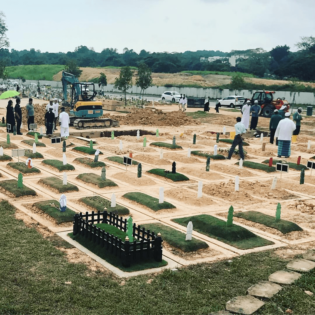 planning funeral singapore - muslim cemetery at choa chu kang cemetery