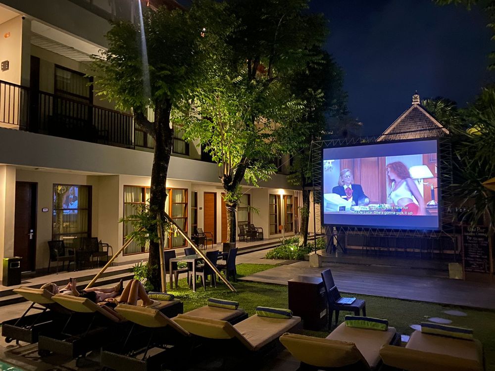 Romantic Bali Hotels - Amadea Resort & Villas outdoor cinema