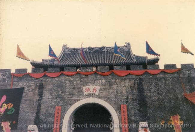 tang dynasty city - entrance