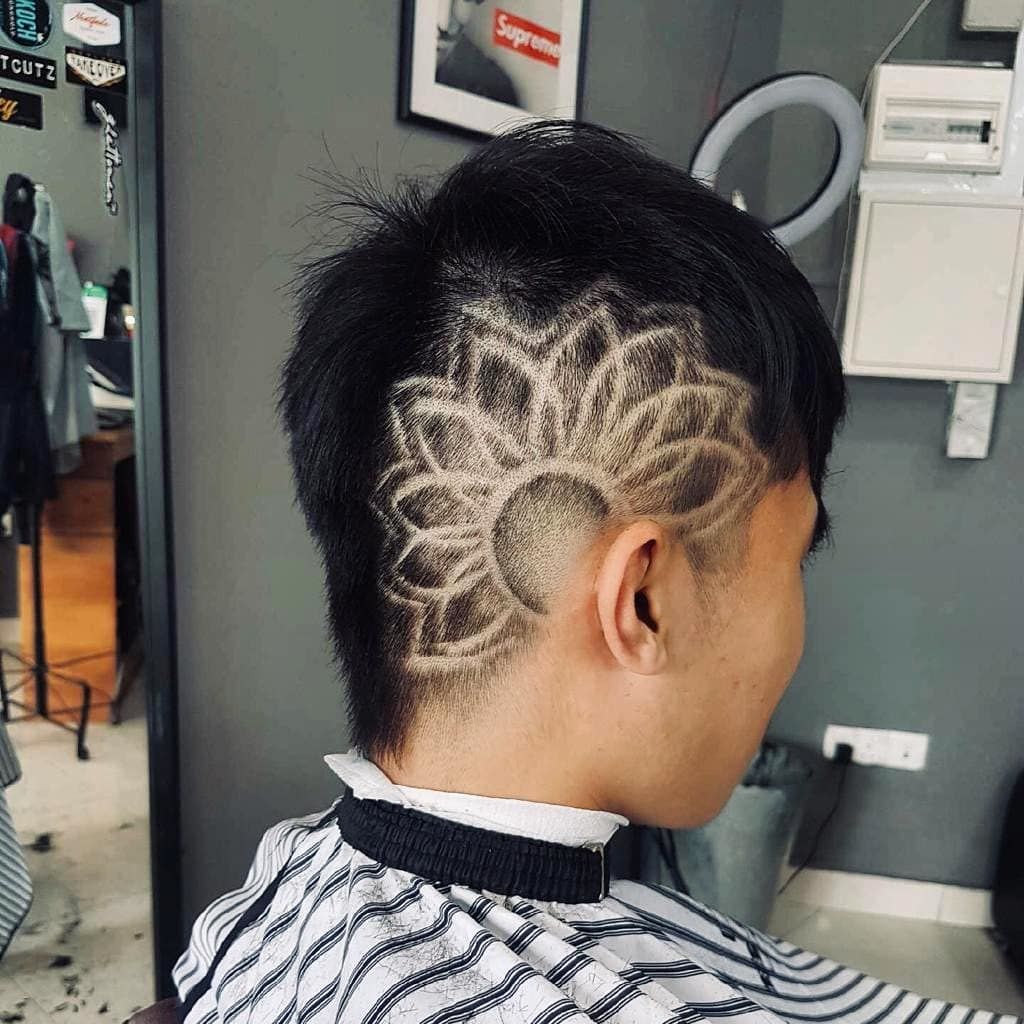 Shaved Patterned Hair Designs