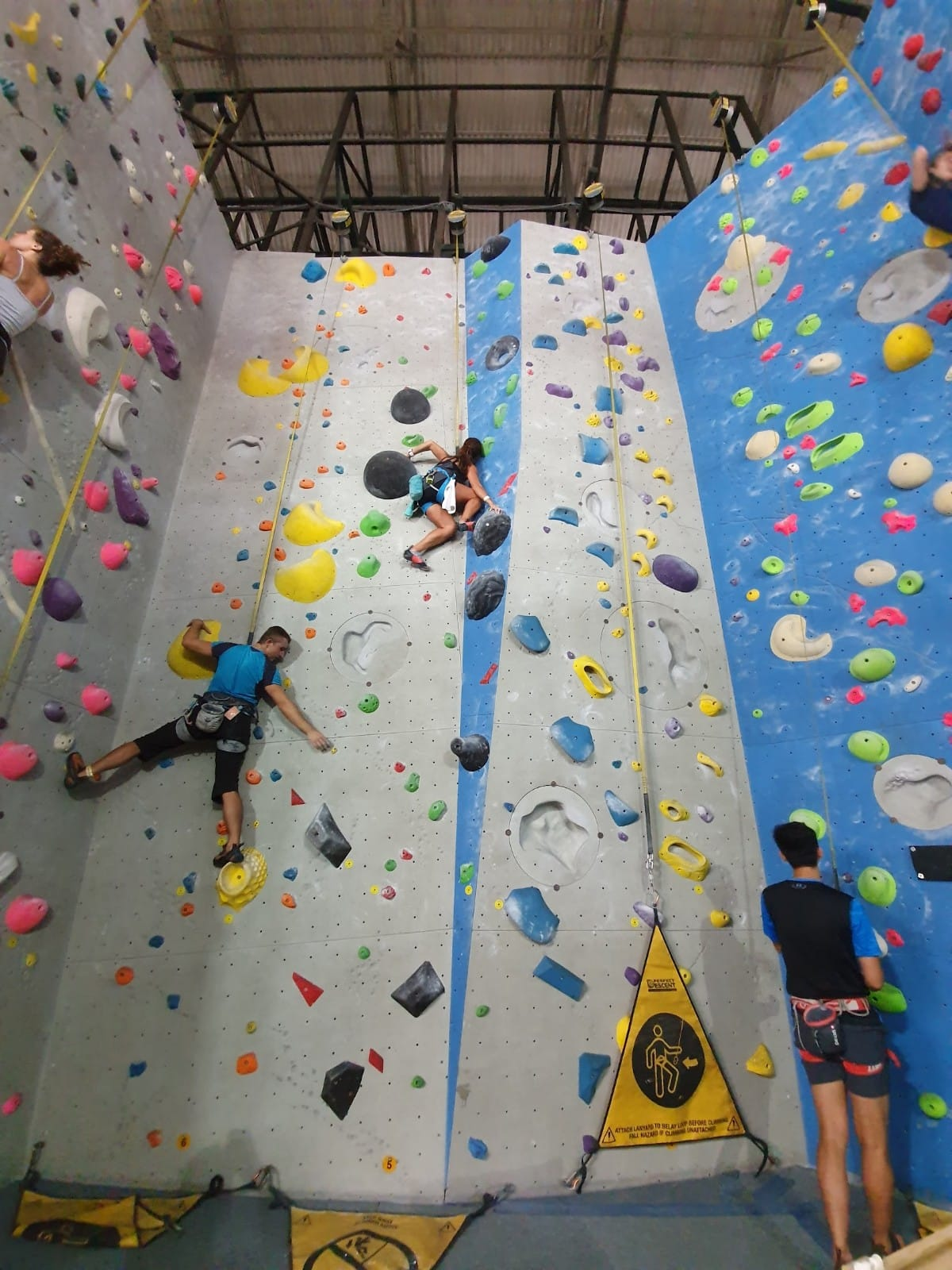 East Iconic Places onsight climbing walls