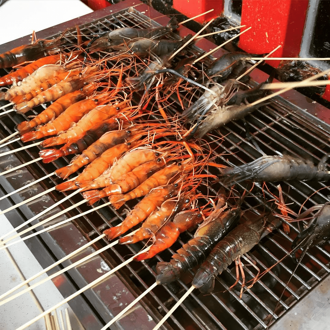 FishBugis+ grilled prawns