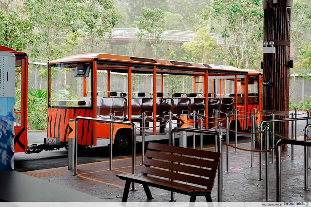 Mandai Bird Paradise - tram service