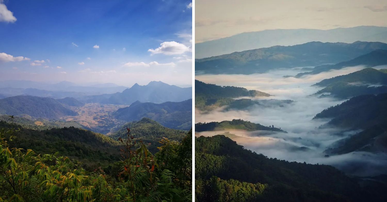 Mountains Phu Chi Fa Thailand views