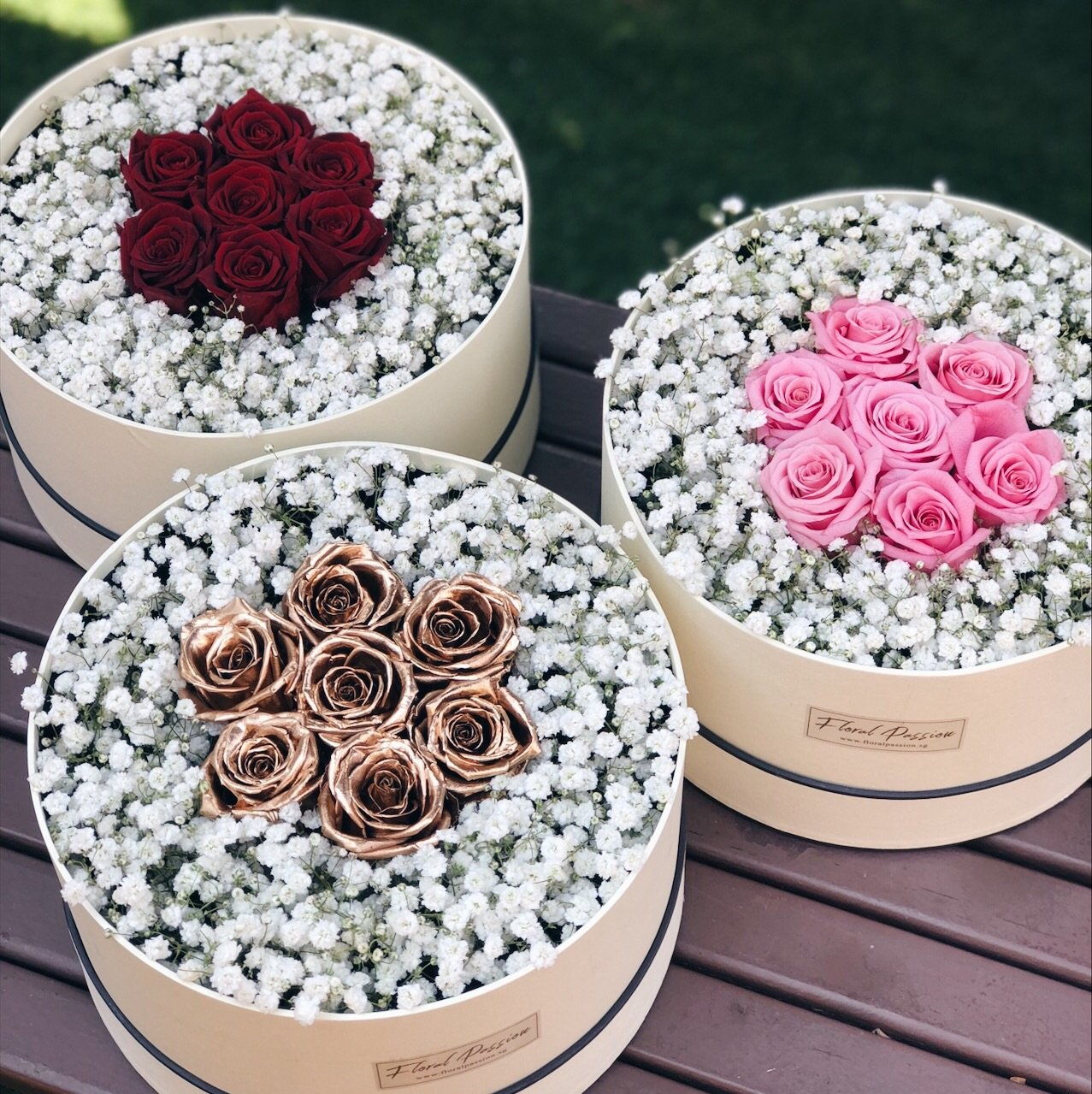 Floral Passion Flower Box