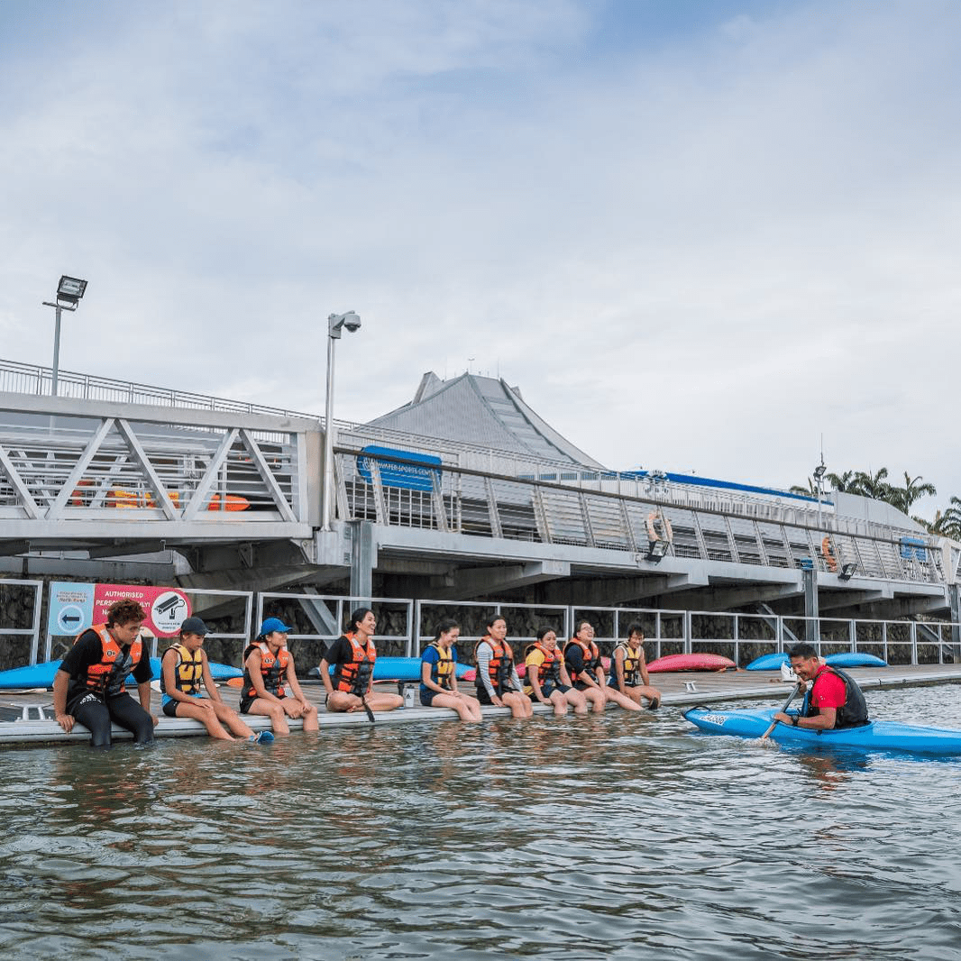 Water Sports Centres In Singapore - Singapore Sports Hub kayaking course