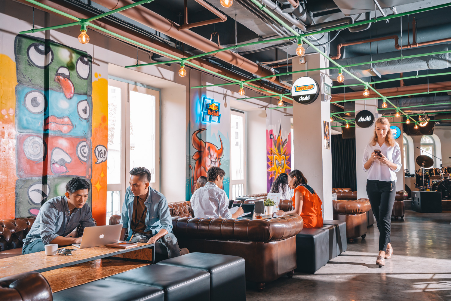 co-working spaces singapore - the carrot patch lounge