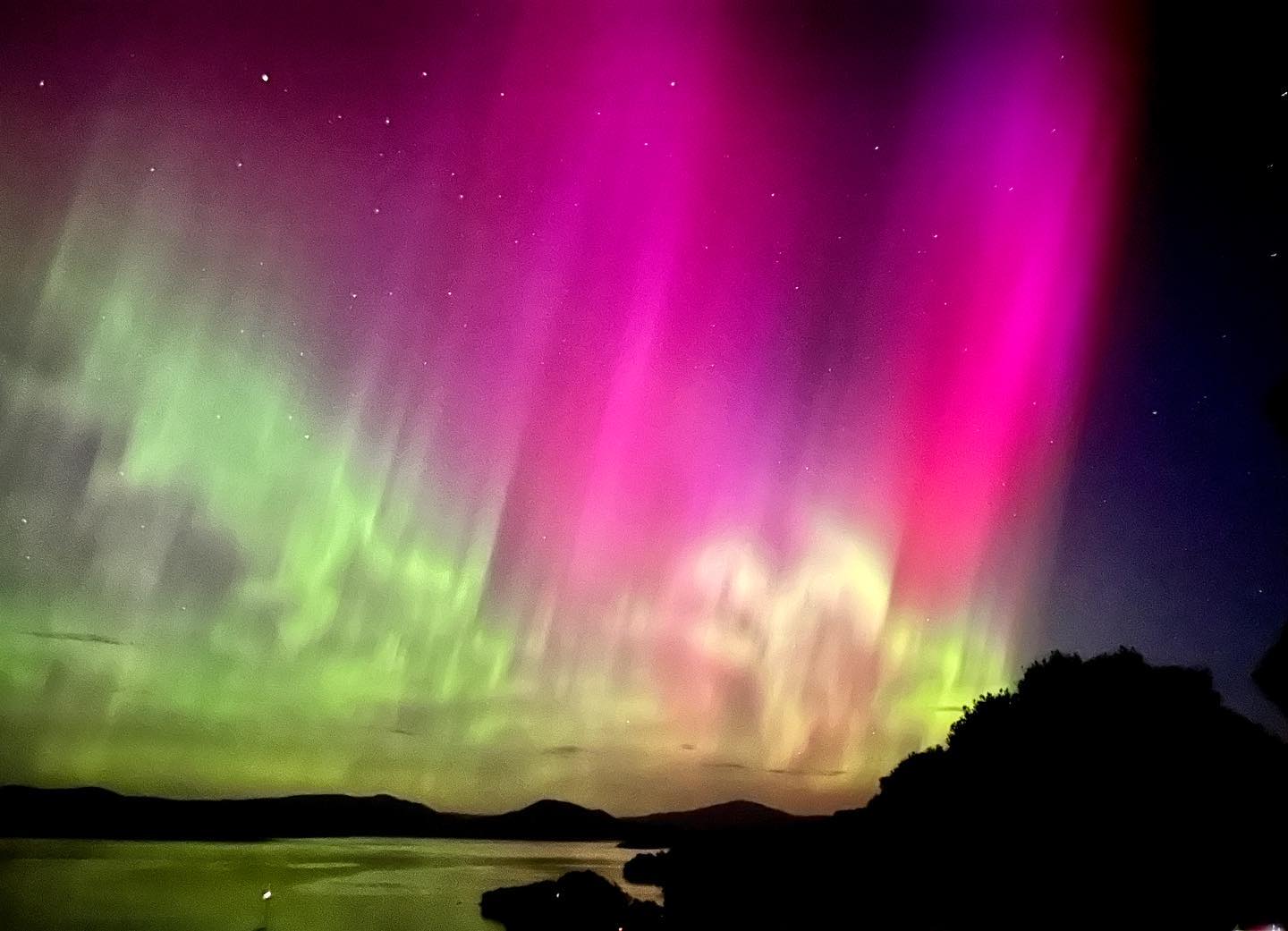 northern lights and southern lights - Stewart Island