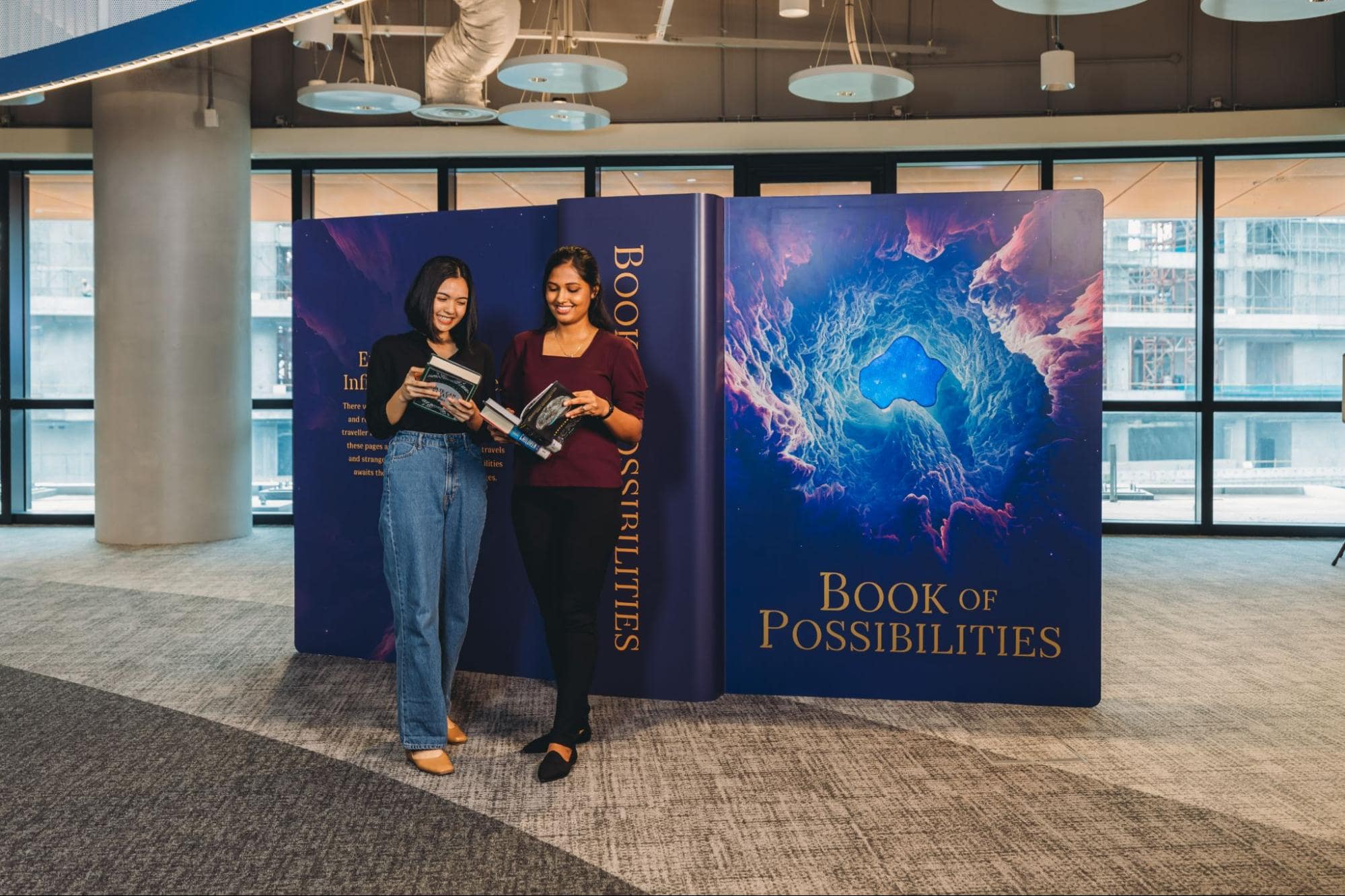 punggol regional library - book of possibilities