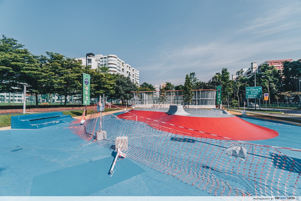 skateparks in singapore-Hougang Skatepark overview