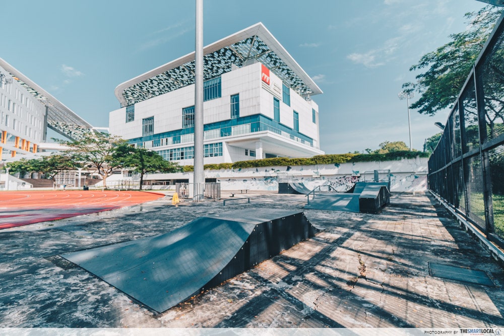 skateparks in singapore-ITE College Central Skatepark overview