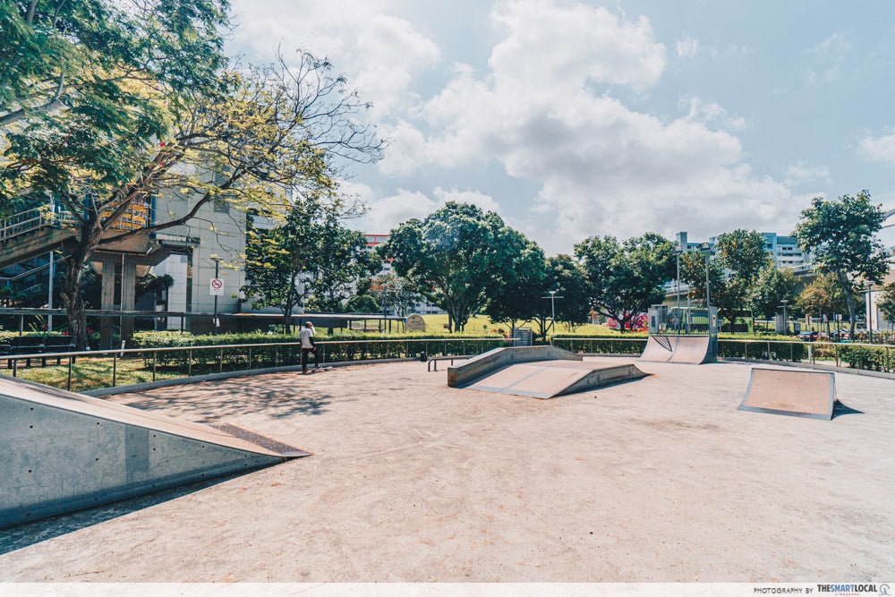 skateparks in singapore-tampines skatepark overview