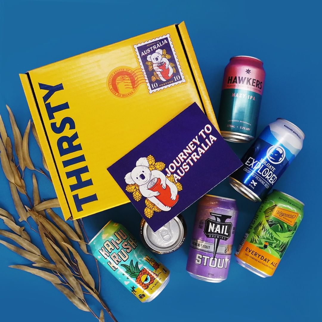 Thirsty - Journey to Australia beer box