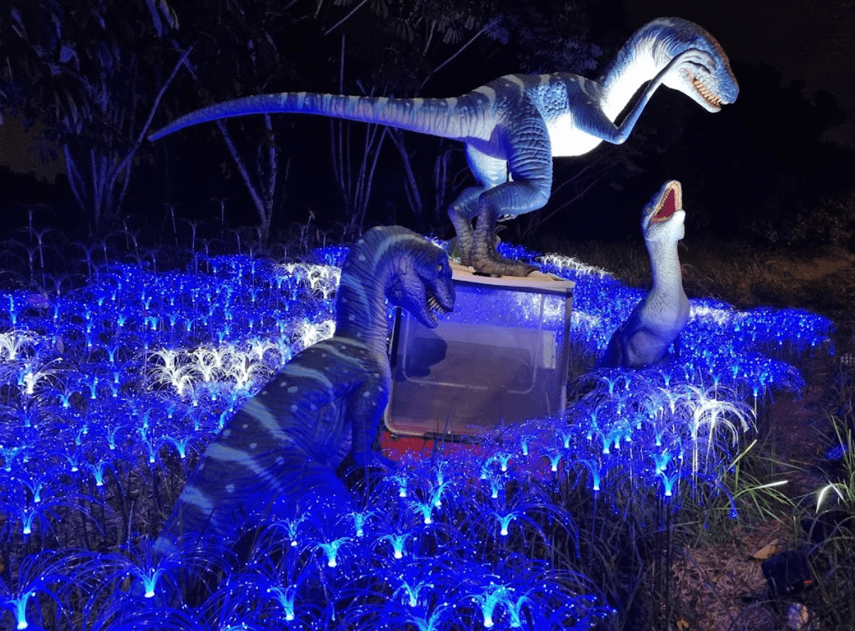 Changi Jurassic Mile At Night