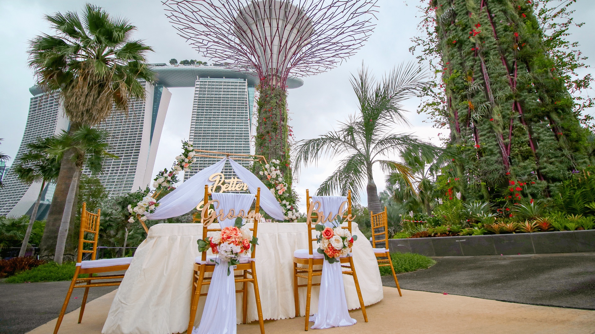 Unique Wedding Venues - Gardens by the Bay Supertree