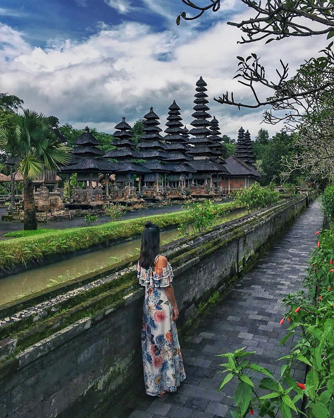 best temples in bali - taman ayun temple moat view