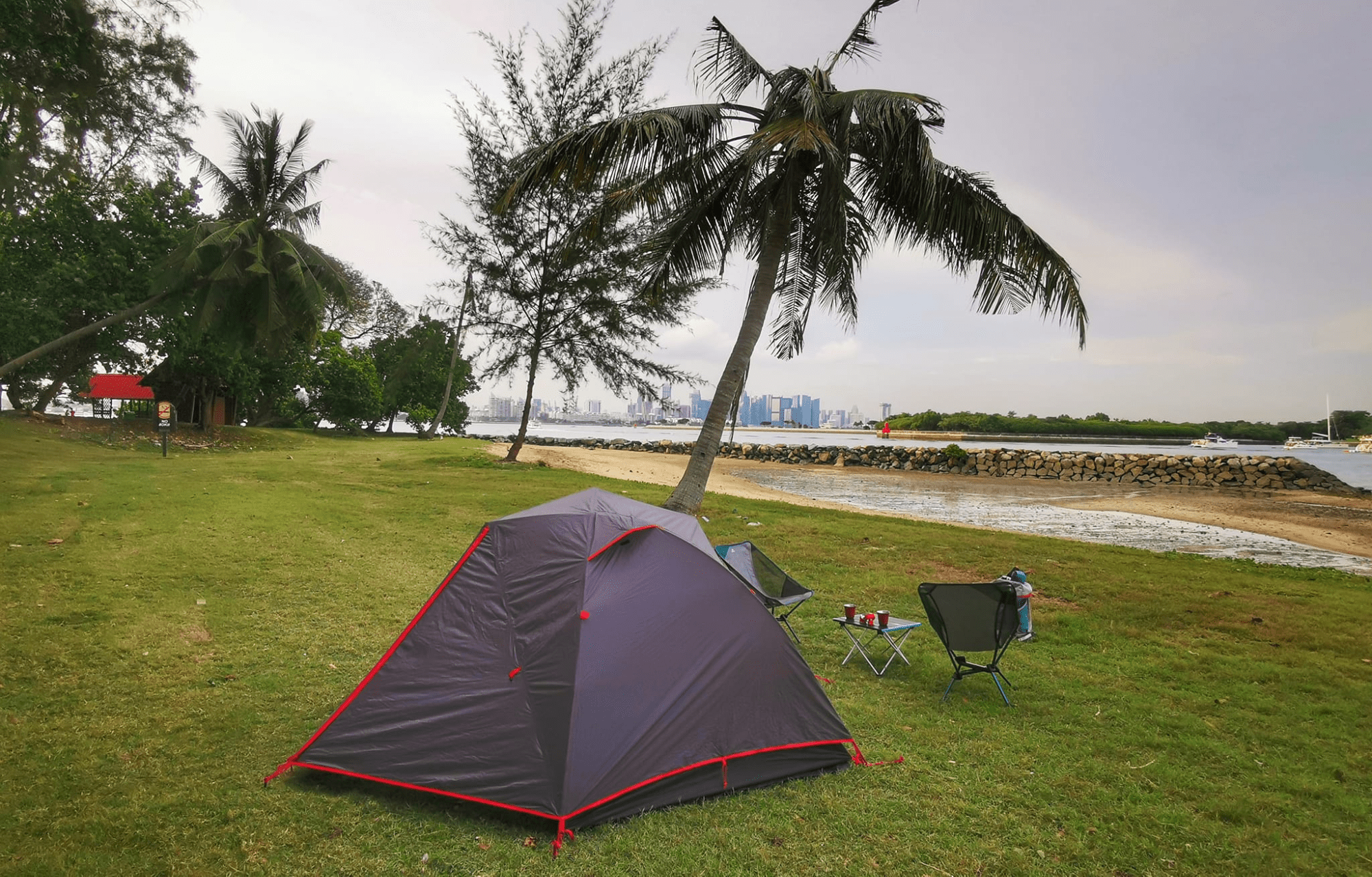 camping in singapore - lazarus