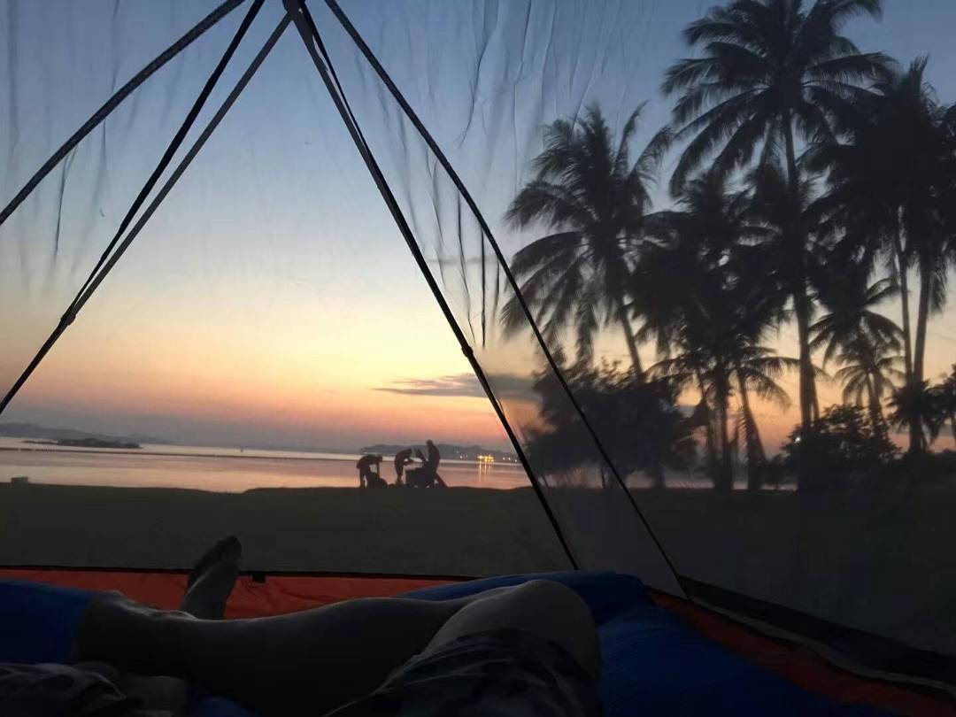 camping in singapore - pasir ris park - tent