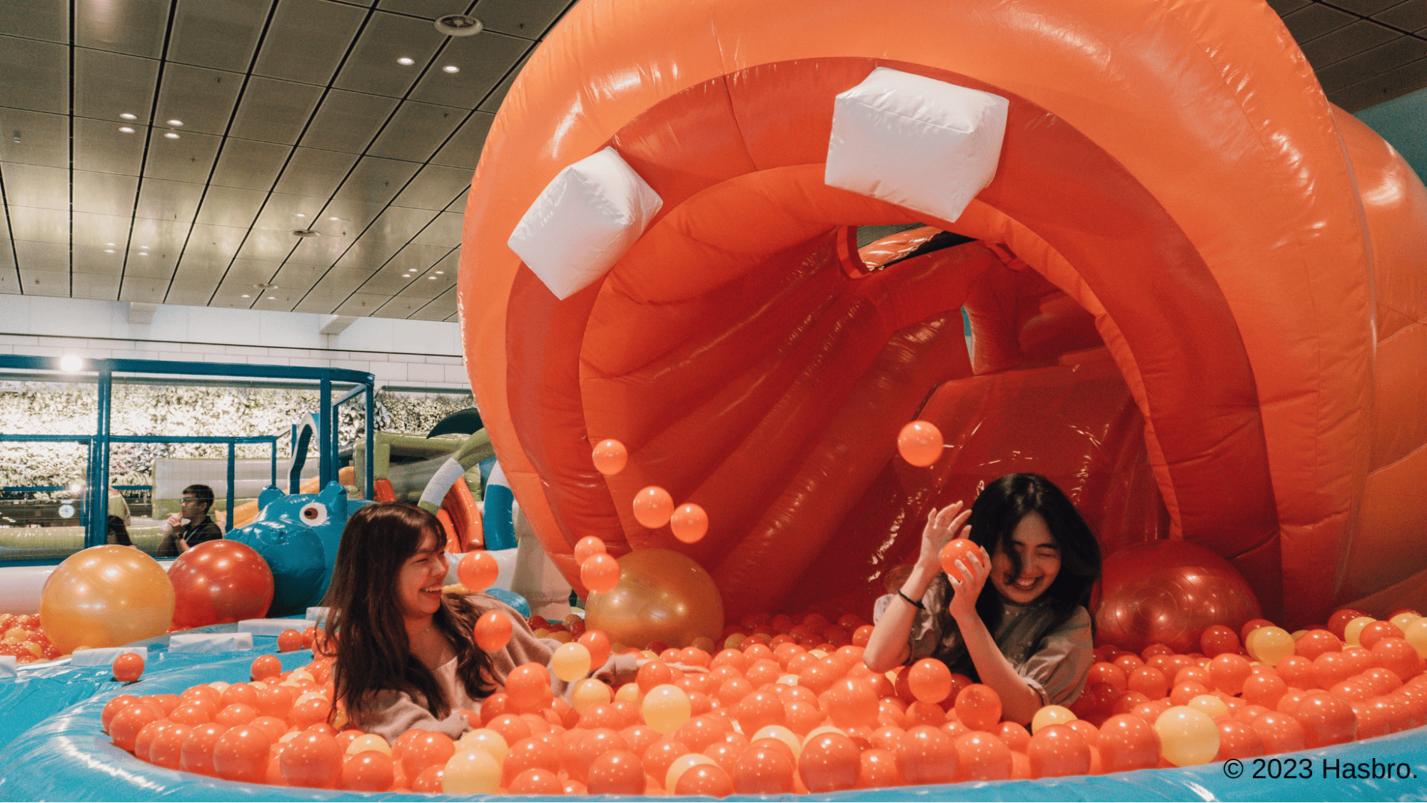 changi airport hasbro - bouncy castle