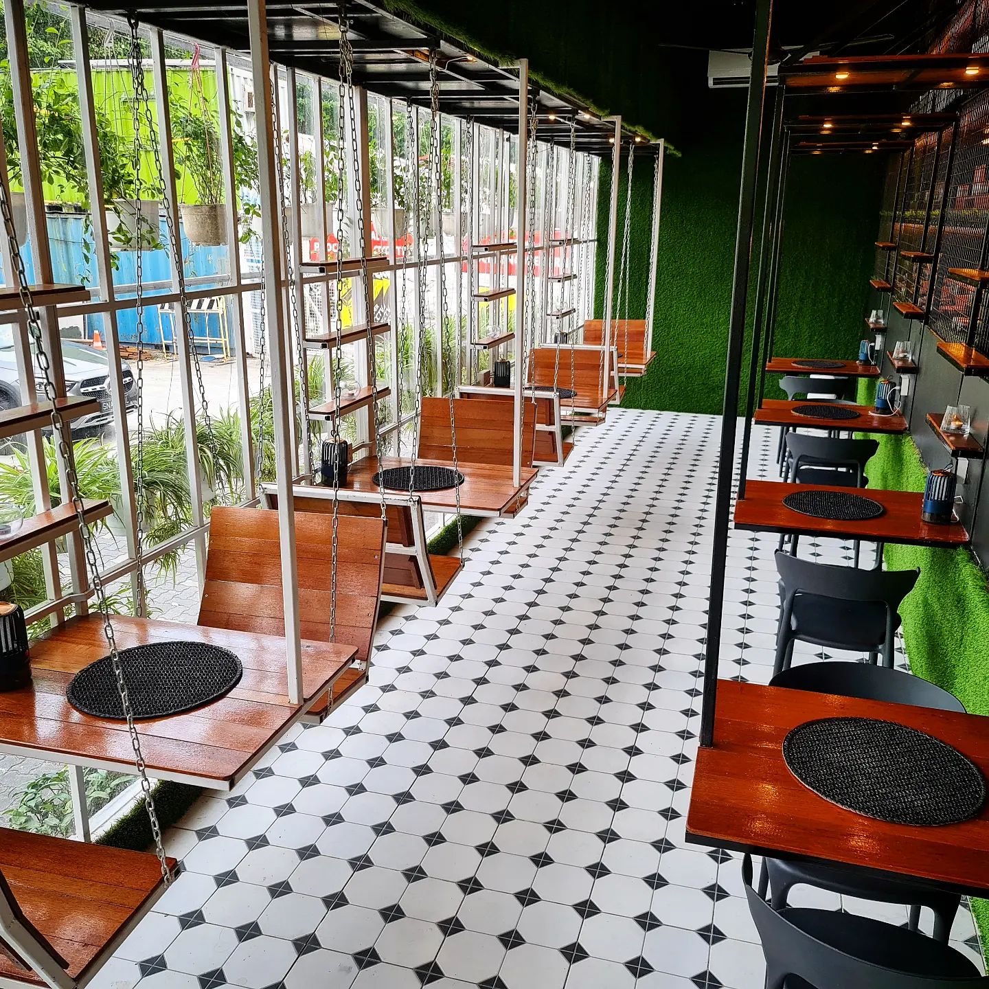 seating area at coffee tea library 
