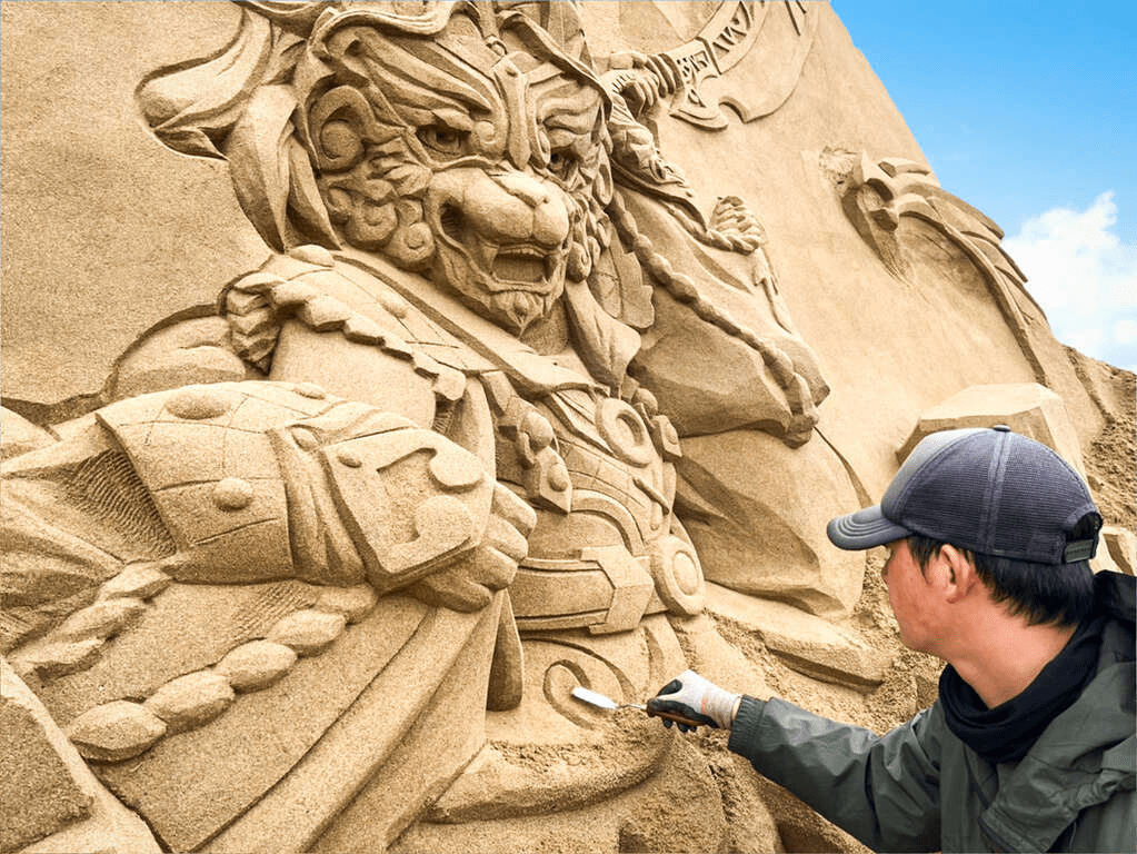 Taipei - Fulong Beach sand sculpture