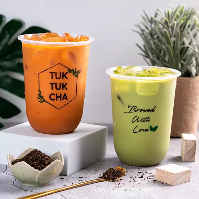 may deals 2023 - 1-for-1 tuk tuk cha thai milk tea