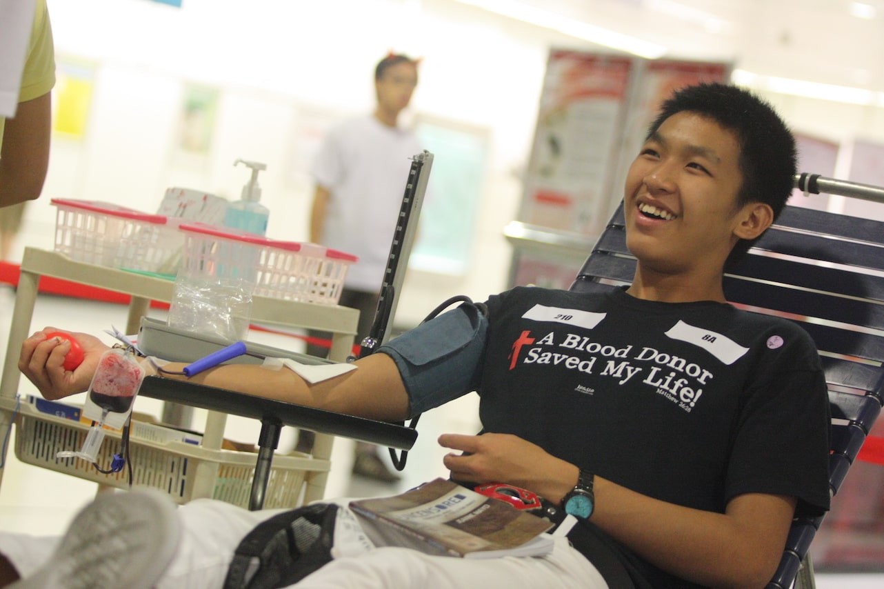 volunteering in sg-blood drives
