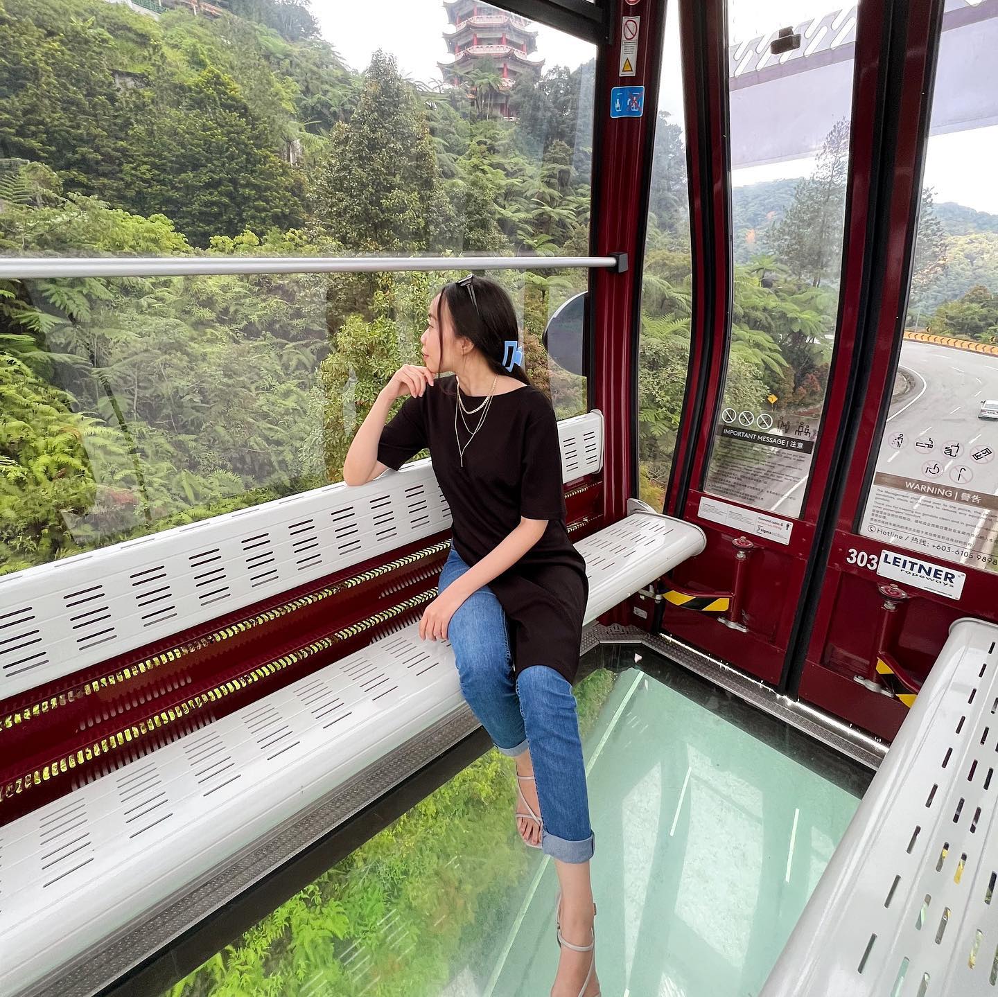 Genting Highland - Cable Car Glass Flooring
