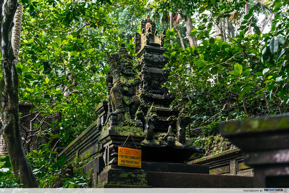 Ubud monkey forest - temple