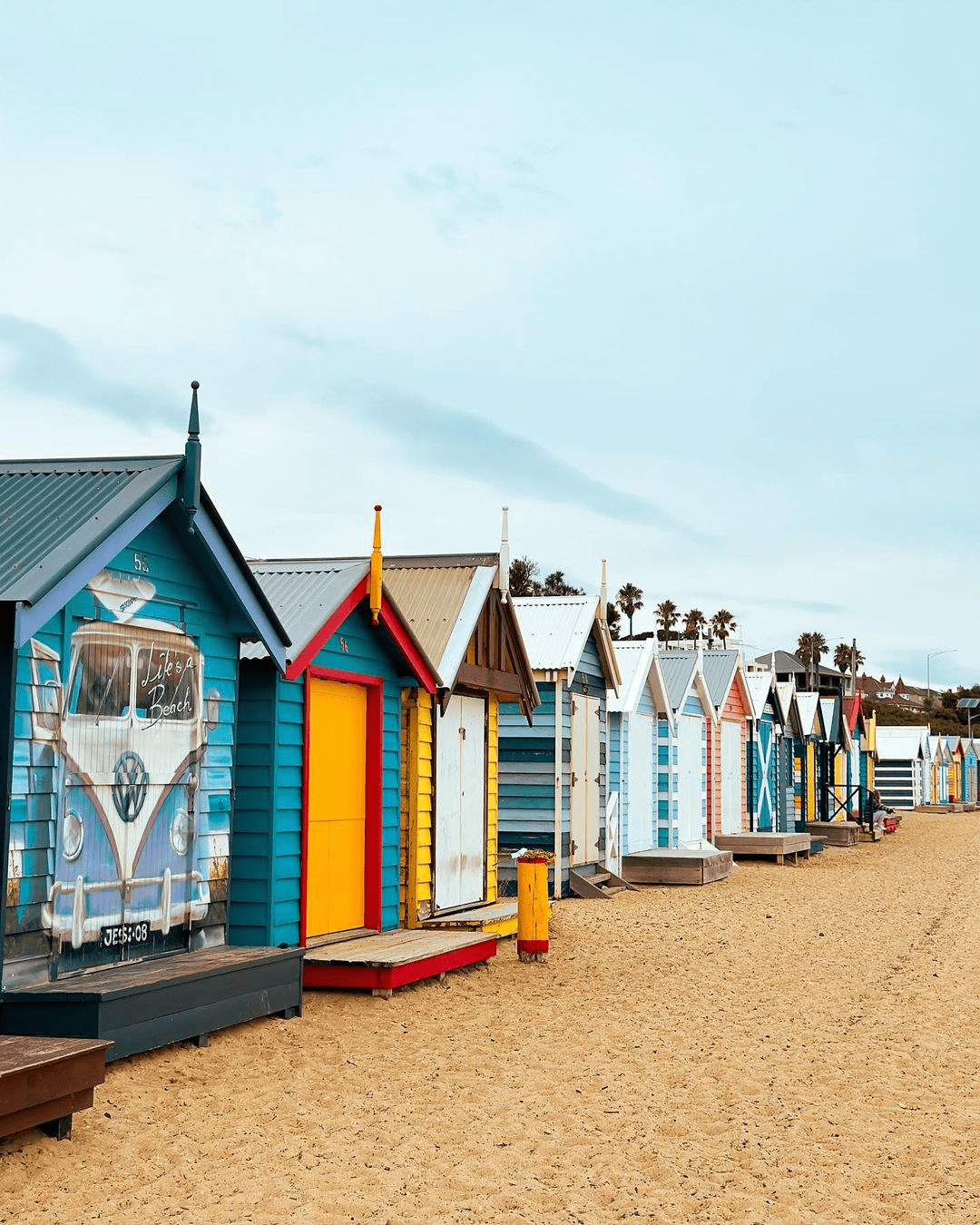  brighton beach colourful shacks