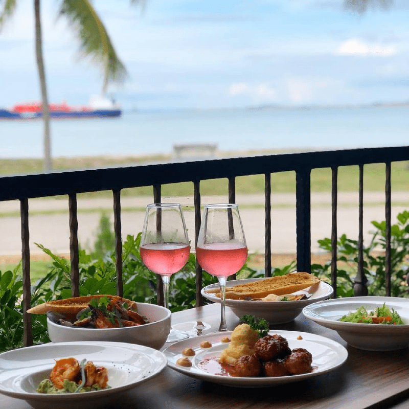 Changi Beach - The Seagrill's food