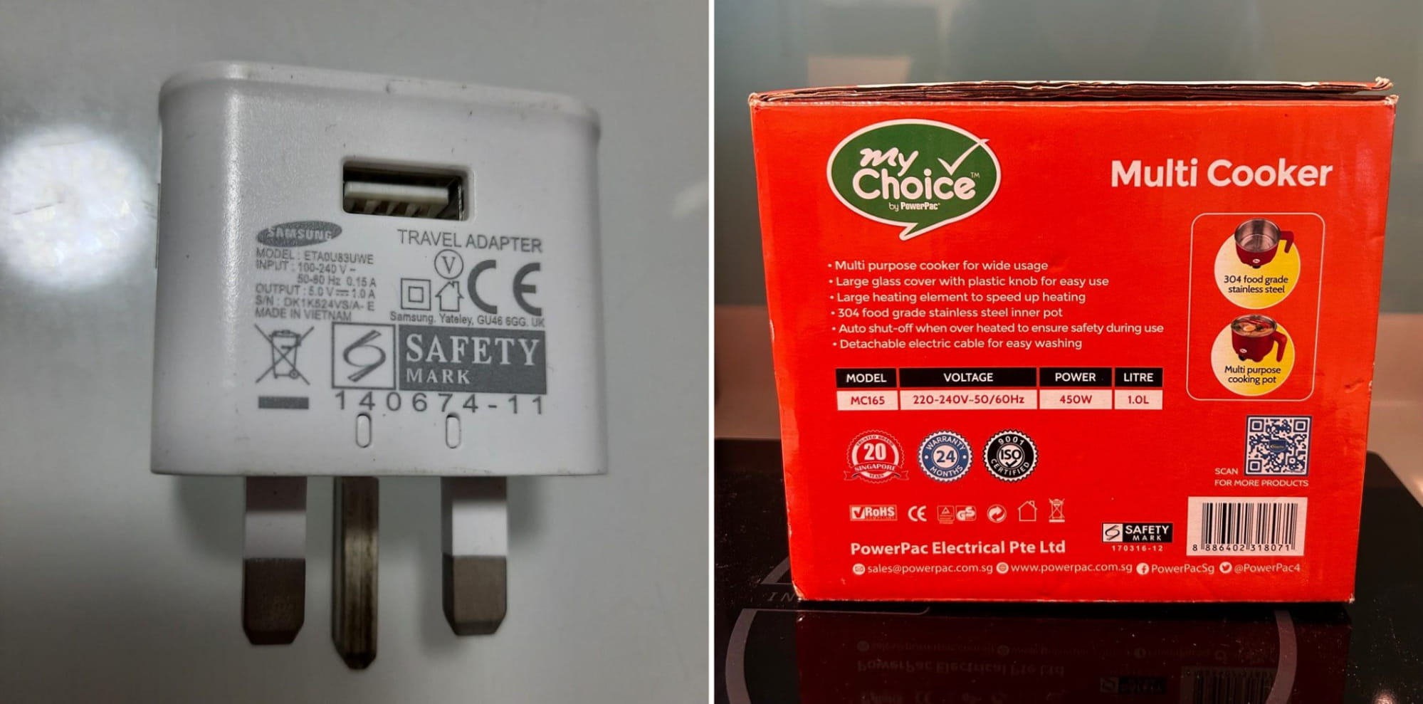 safety mark on electronic products in singapore