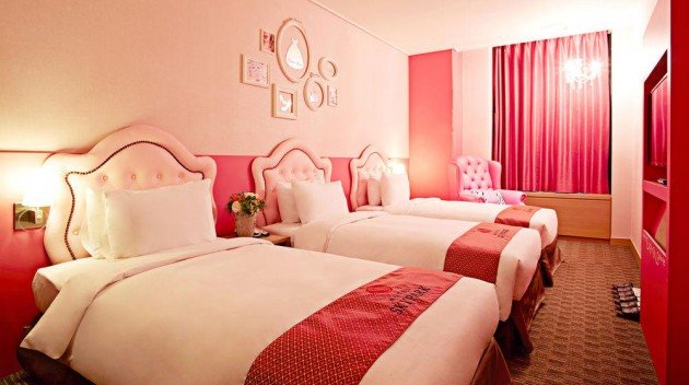 seoul hotel skypark central myeongdong pink rooms 