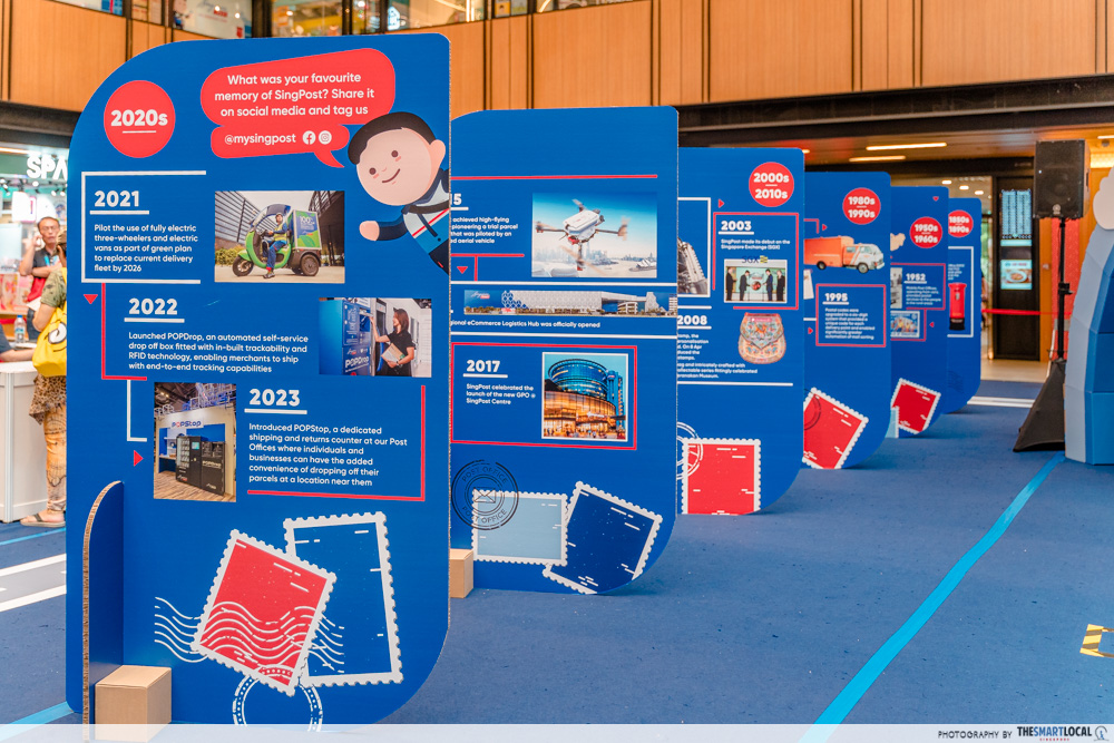 singpost open house 2023 information banners 