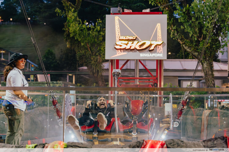 Slingshot Singapore New Extreme Catapult Ride In Clarke Quay
