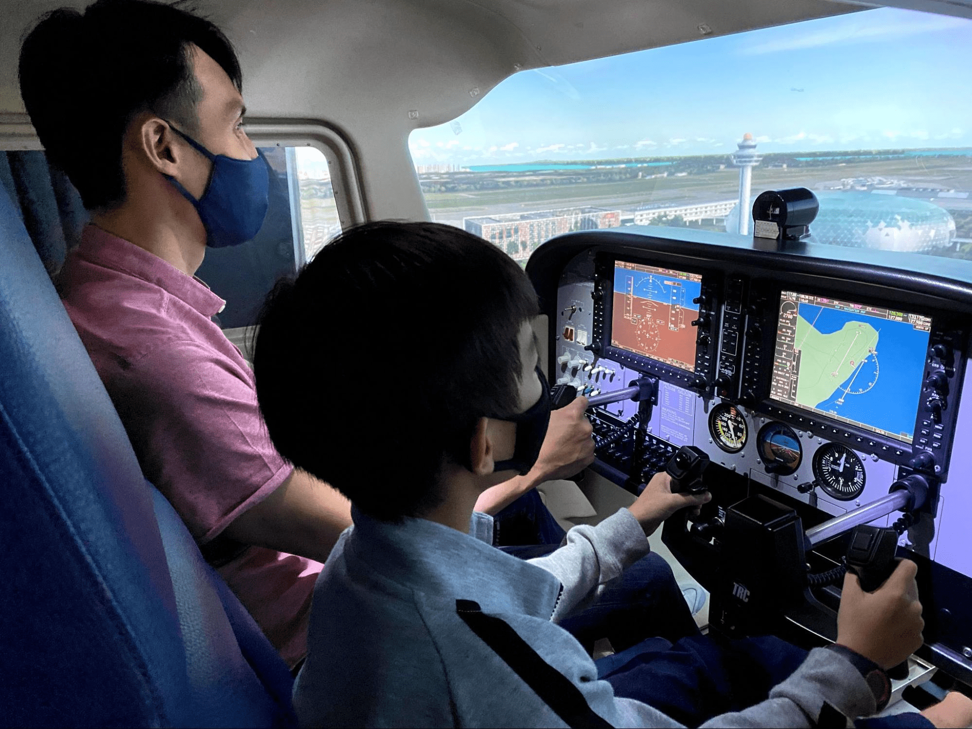 Changi Aviation Experience - Flight simulator