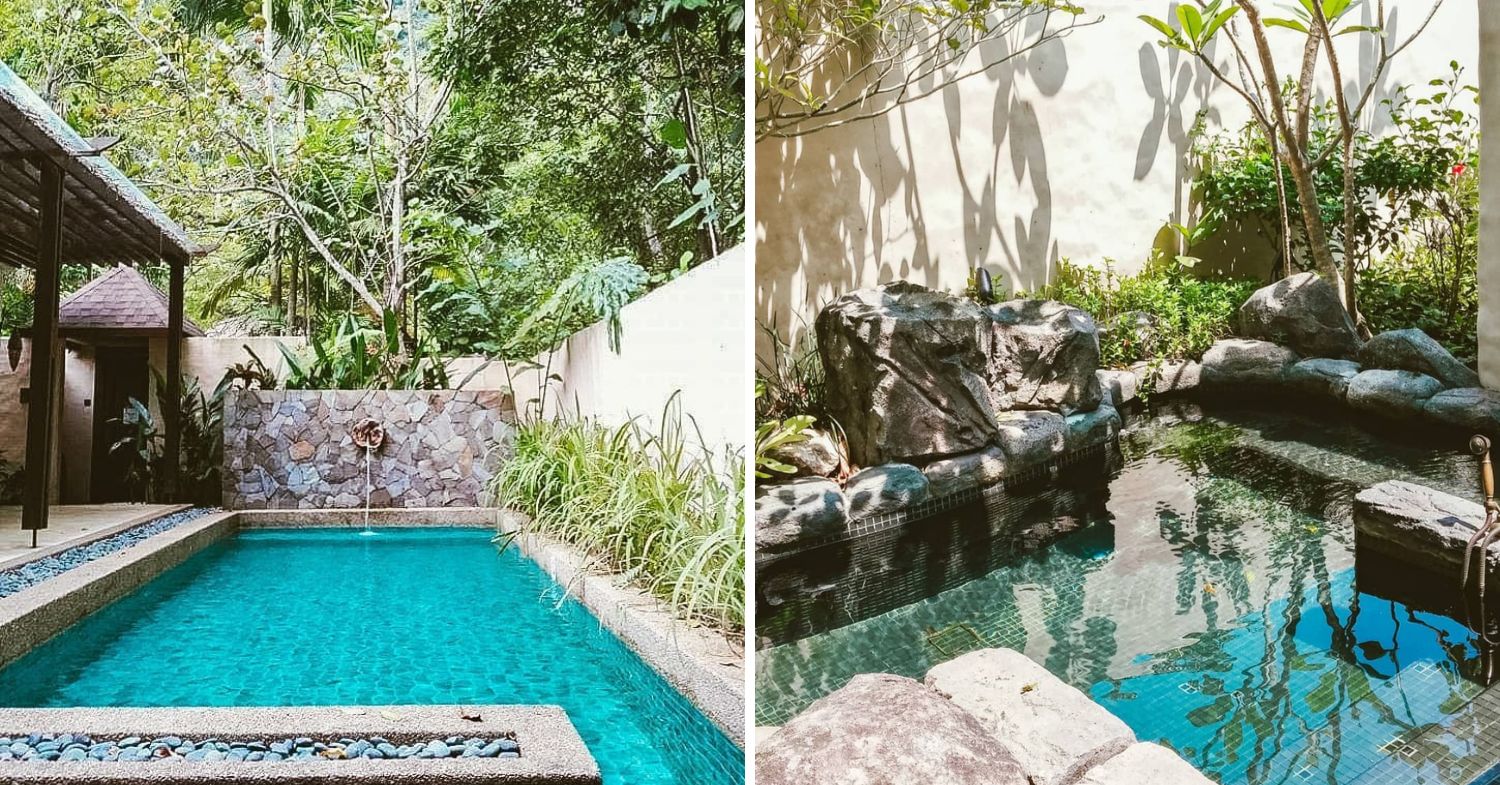 private pools at Banjaran Hotsprings Retreat 