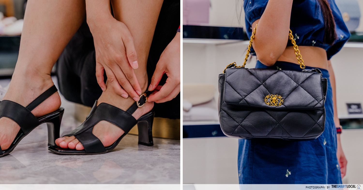 Bedok Mall Fashion - Heels and Handbag