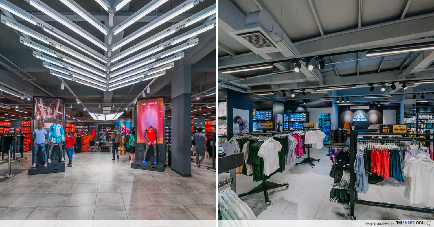 Johor Premium Outlets - Nike Adidas Interior