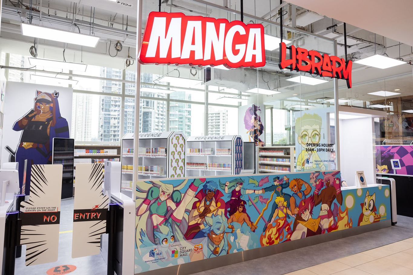 NLB Manga Library - Entrance