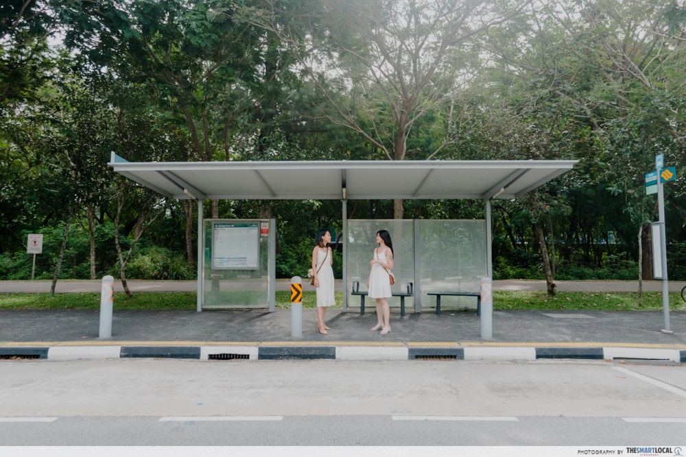  bus stop to changi bay point